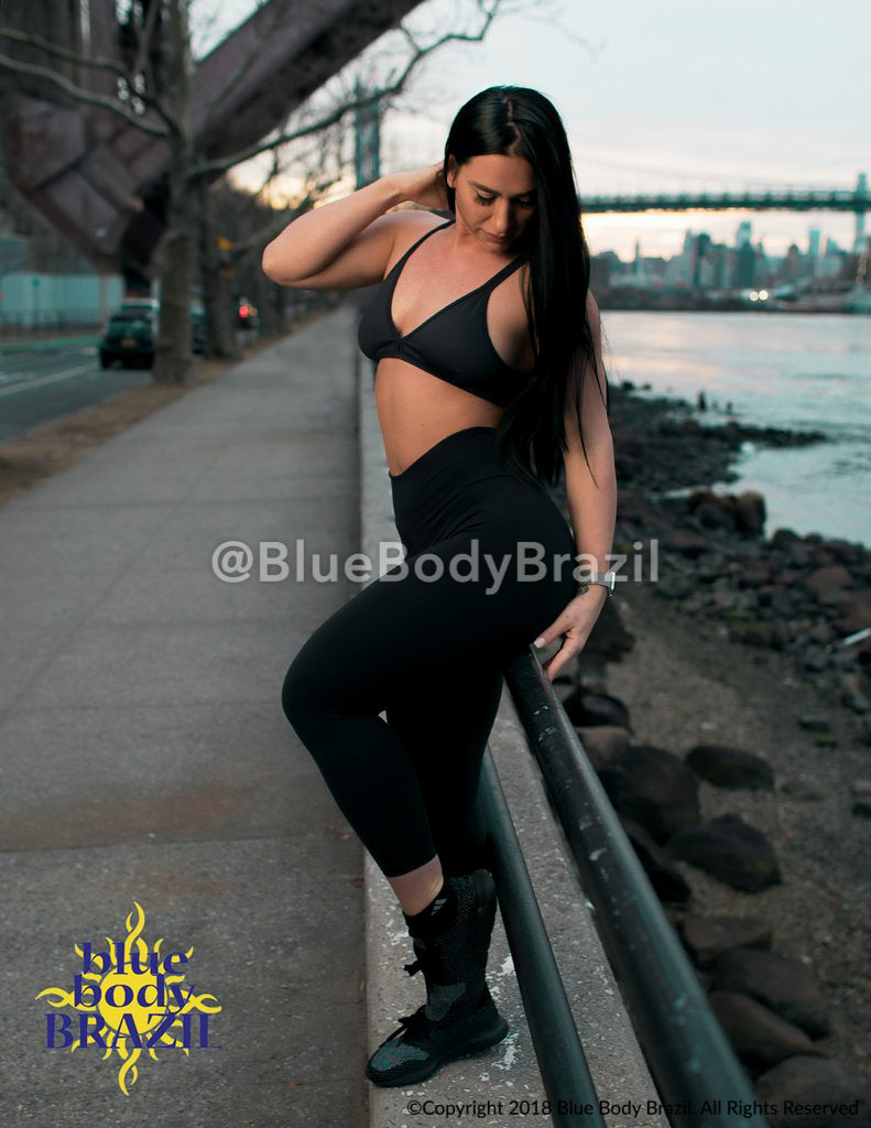 Black Negrita Leggings (Thick Supplex) – The Blue Body Brazil