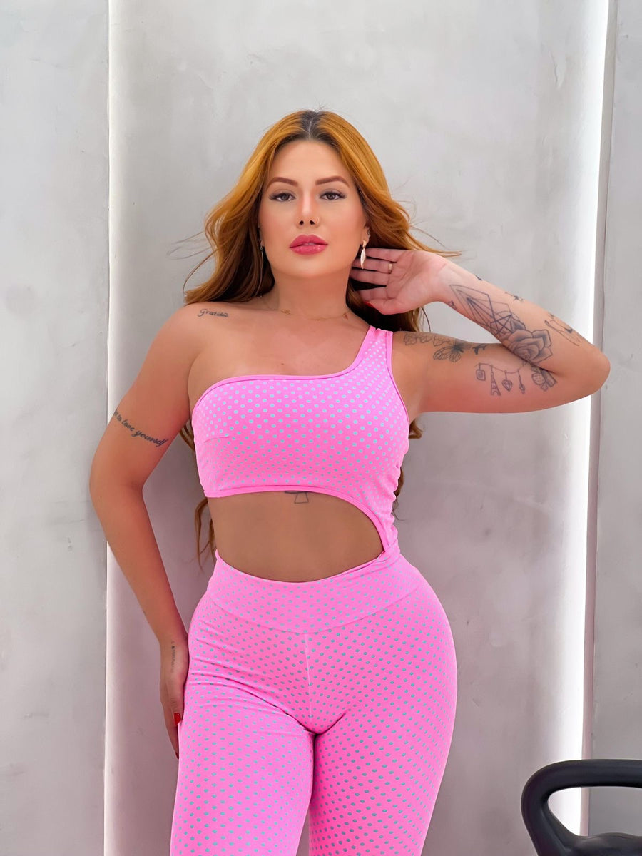 Pink Polka Dot Bodysuit (Pre-Order)