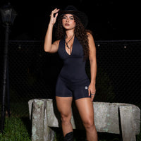 Western BBB Fit Wear Black Short Bodysuit