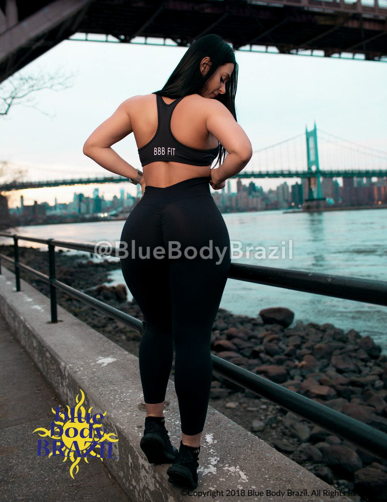 Black Top Love Leggings (Scrunchy Supplex) – The Blue Body Brazil