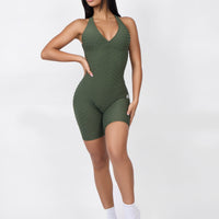 Olive Fit Short Bodysuit